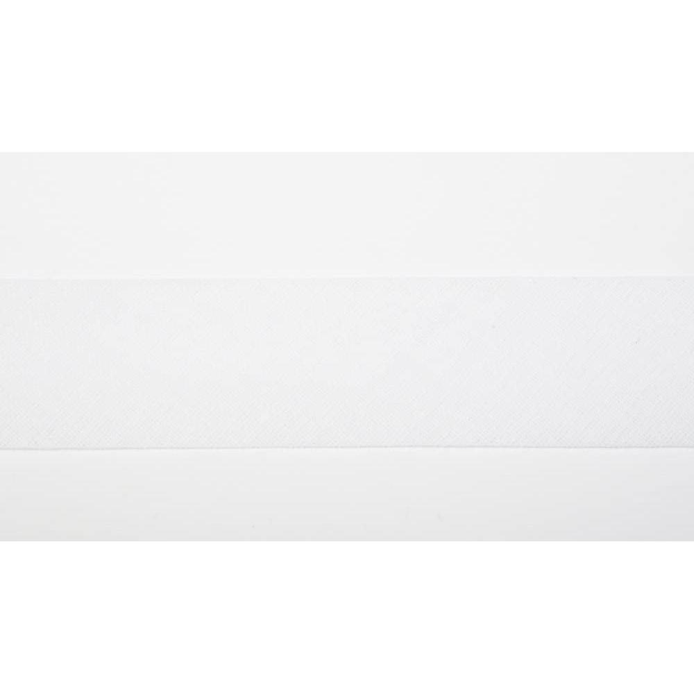 Cotton Bias Binding Tape 19 mm wide White