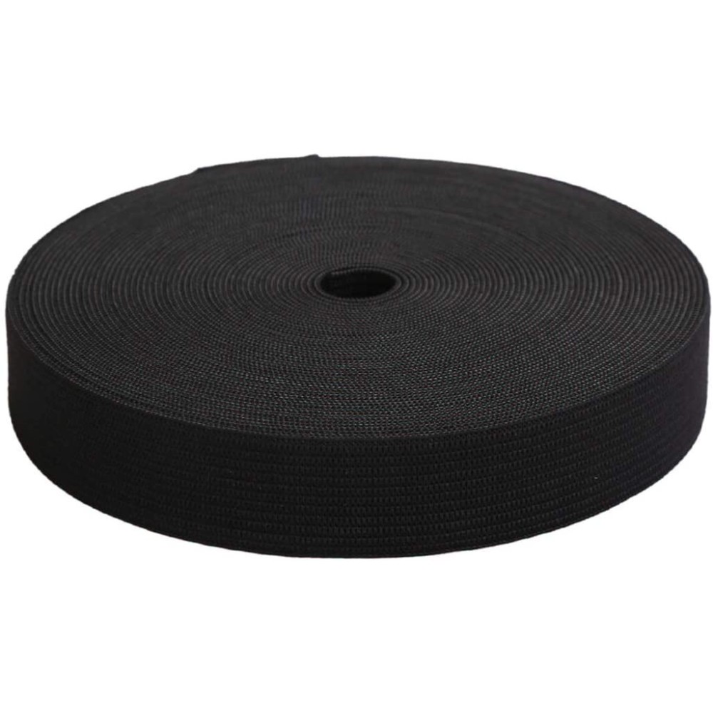 Woven Elastic 19mm Black
