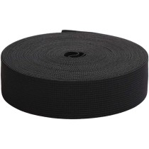 Woven Elastic 25mm Black