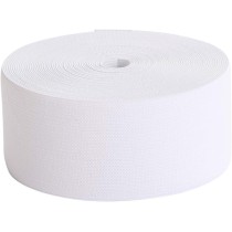 Woven Elastic 75mm White
