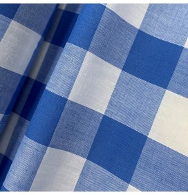Gingham Fabric 1 inch Check