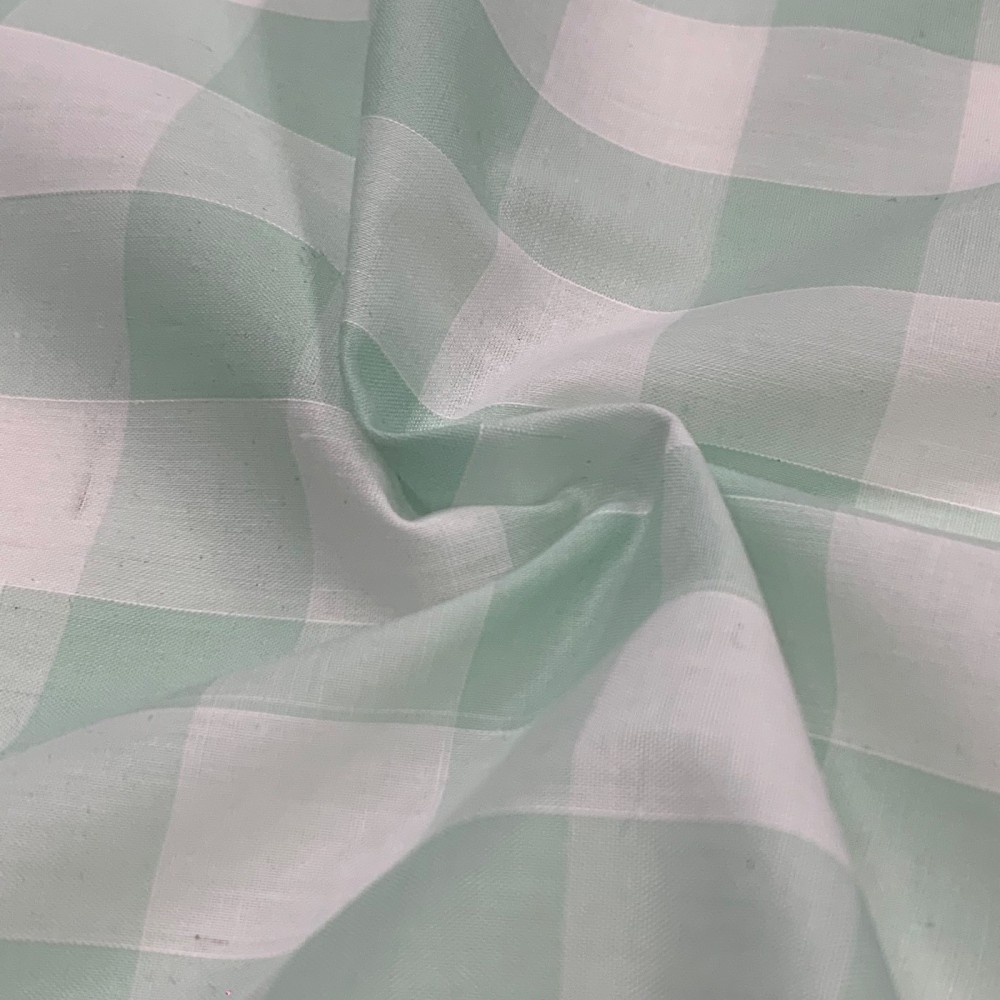 Gingham – 1 inch Checks Mint