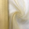 Crystal Organza Fabric Gold