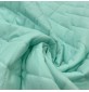 Quilted Fabric Polycotton Double Diamond Mint