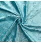 Crushed Velvet Fabric Turquoise