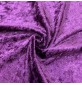 Crushed Velvet Fabric Purple