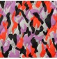 7oz WATERPROOF FABRIC PU Camouflage print Lilac