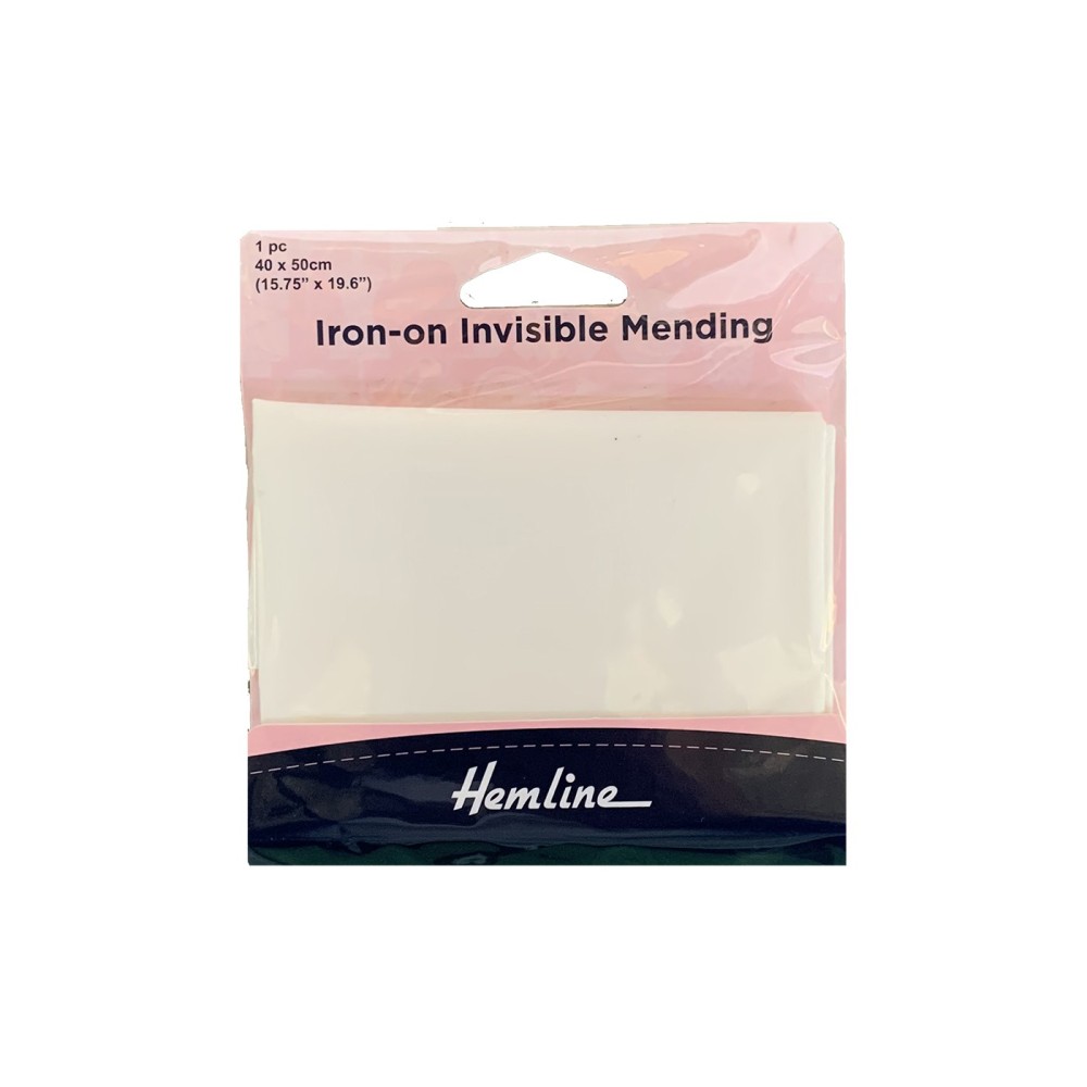 Hemline Telo Riparazione Invisibile Stiro – 40x50 Cm – Per Stoffa E Tessuti