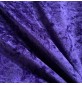FIRE RETARDANT CRUSHED VELVET FABRIC Premium Soft Curtains Material Dress 150CM Purple