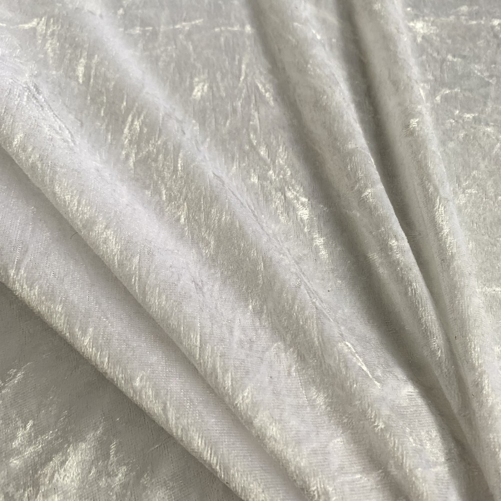 FIRE RETARDANT CRUSHED VELVET FABRIC Premium Soft Curtains Material Dress 150CM Lime