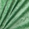 FIRE RETARDANT CRUSHED VELVET FABRIC Premium Soft Curtains Material Dress 150CM Emerald