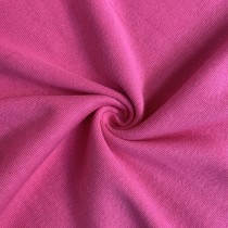 RIBBING FABRIC 55CM Tubular Stretch Knit Trimming Cuffs Garments Chunky Thick Cerise