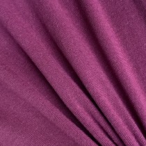 RIBBING FABRIC 55CM Tubular Stretch Knit Trimming Cuffs Garments Chunky Thick Maroon