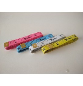 Soft Tape Measure for Sewing Tailor Cloth Ruler 4 Colours Metric and Imperial