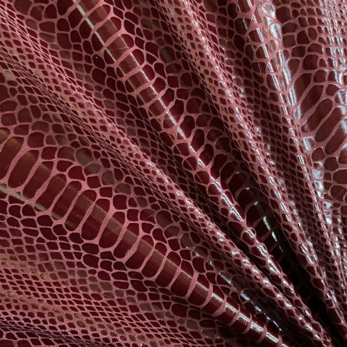 Snake Skin Stretch Dress Making Fabric