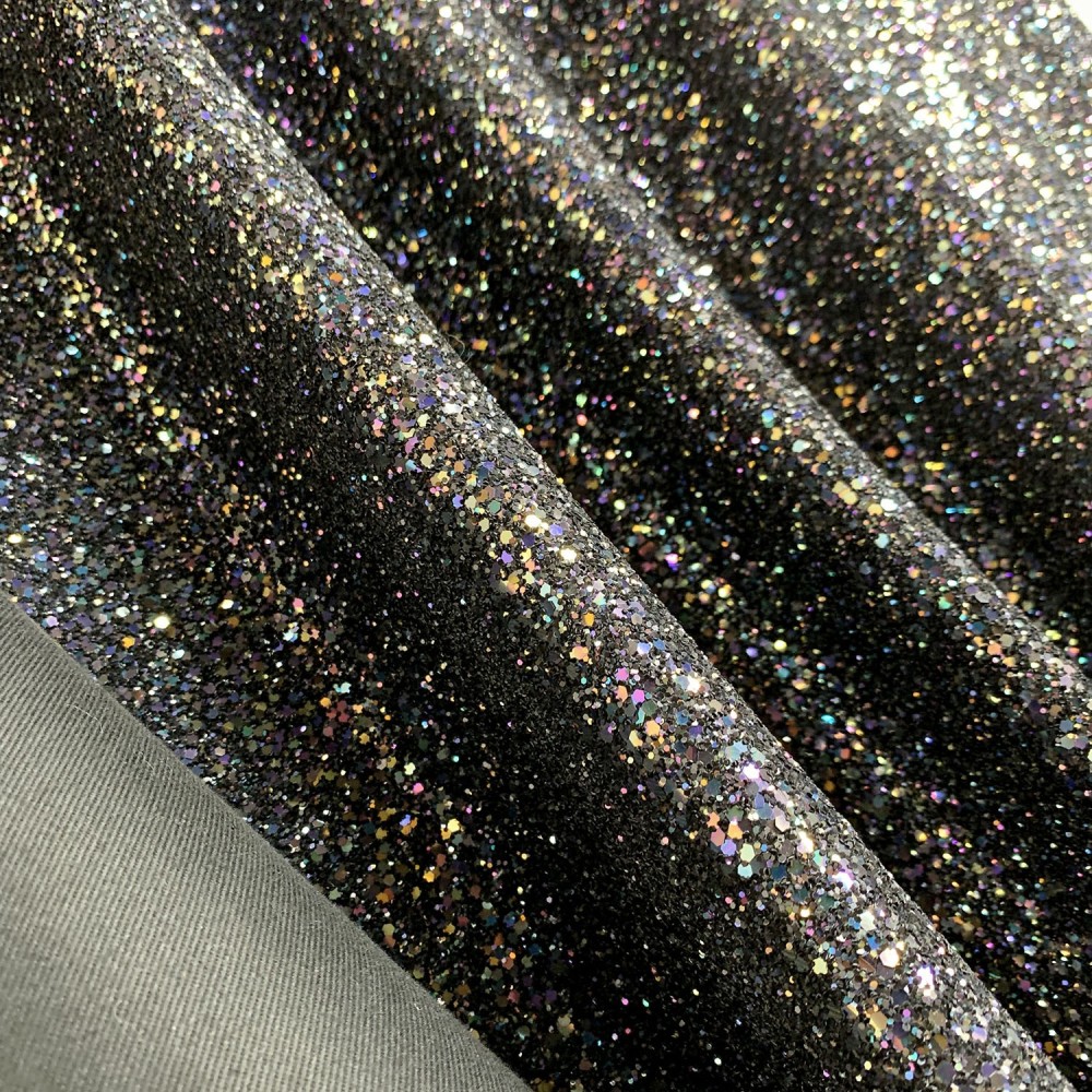 Glitter Fabric Jazz Large Flakes - EU Fabrics