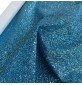 Glitter Fabric Jazz Large Flakes Turquoise