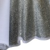 Glitter Fabric Jazz Large Flakes Silver