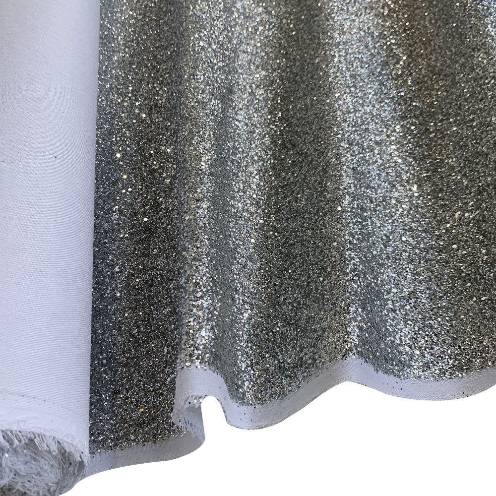 Glitter Fabric Jazz Large Flakes - EU Fabrics
