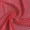 Stretch Mesh Fabric Red