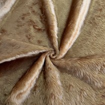 14mm Pile Fur Fabric Malt