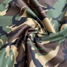 7oz WATERPROOF FABRIC PU Camouflage print Green