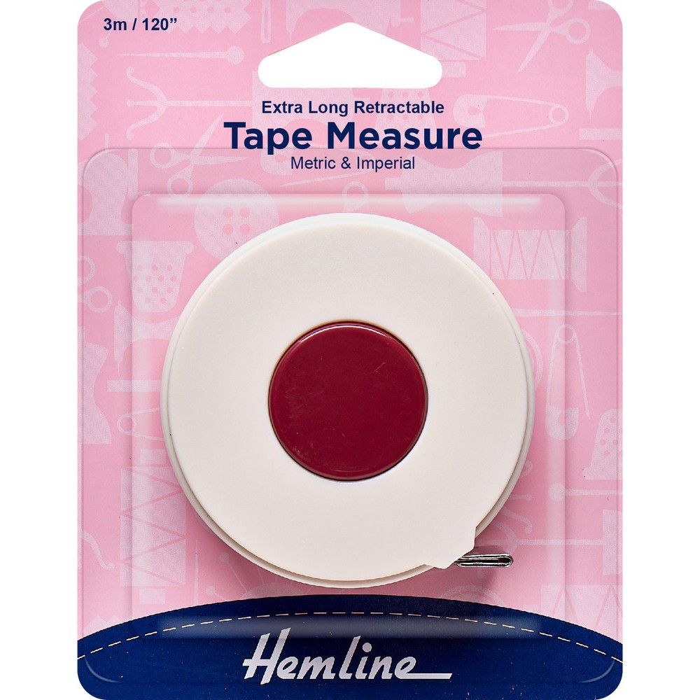 Extra Long Retractable Tape Measure Metric and Imperial 300cm EU Fabrics