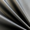 London Leatherette Fabric Textured Black