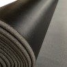 4MM Foam Backed Leatherette Fabric Black