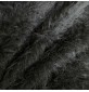 Long Pile Faux Fur Fabric Black