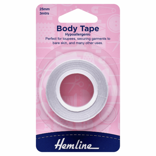 Hypoallergenic Body Tape Perfect for Toupees 25mm x 3m