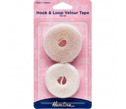 Hook & Loop Velour Tape Sew On 20mm x 1.25mtrs