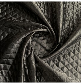 Quilted Fabric Satin 1 Inch Diamond Design