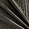 Quilted Polyester Satin diamond design Black