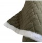 Quilted Fabric Breathable Micro Fibre Olive