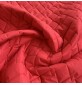 Quilted Fabric Breathable Micro Fibre Red
