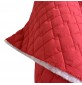 Quilted Fabric Breathable Micro Fibre Red