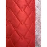 Quilted Fabric Breathable Micro Fibre Red
