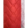 Quilted Fabric Breathable Micro Fibre Red