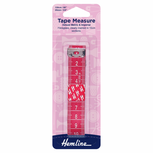 Tape Measure Deluxe Metric & Imperial 20mm x 150cm