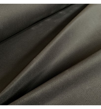 BLACK 17.5oz Waxed Cotton Fabric Canvas Rugged Twill - EU Fabrics