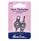 Yarn Threader Aids in threading bulky and fraying yarns Large & Small holes 2 pcs