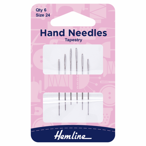 Hand Sewing Needles: Tapestry: Size 24