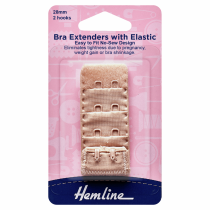 Bra Extenders Nude 2 Hook 28mm