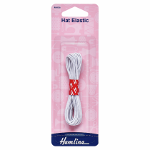 Hat Elastic 4m x 1.3mm: White