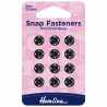 Snap Fasteners: Sew-on: Black