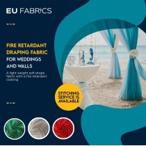 Fire Retardant Draping Fabric Black1