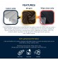 Soft PVC Leather cloth Wine Info Graphics Features