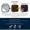 Soft PVC Leather cloth Wine Info Graphics Features