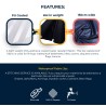 2oz Waterproof Black 8 Info Graphics Features